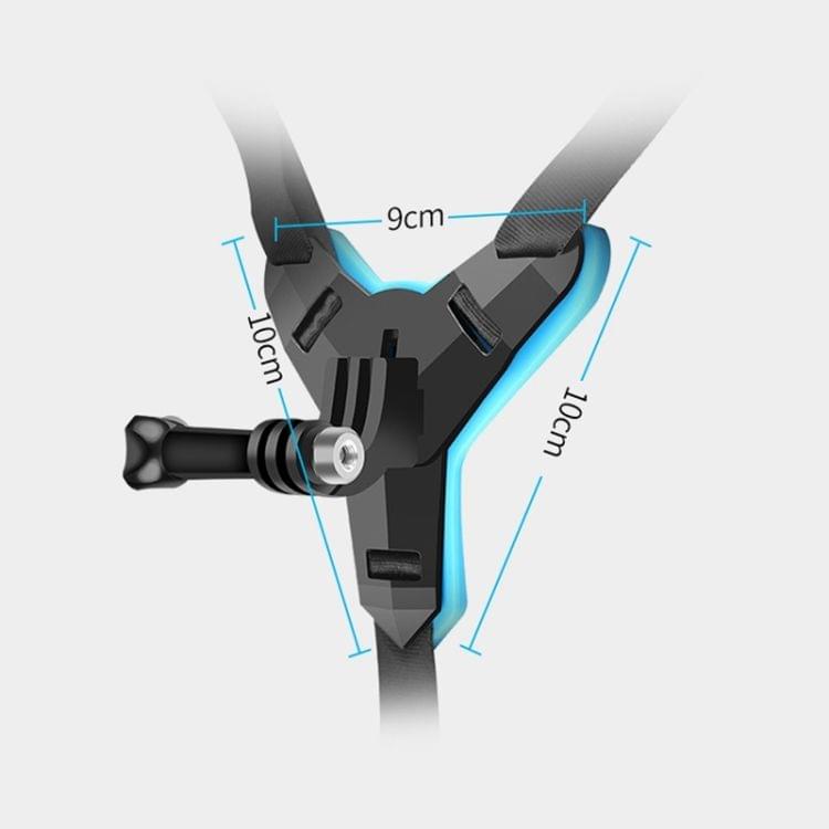 Helmet Belt Mount for GoPro HERO7 /6 /5 /5 Session /4 Session /4 /3+ /3 /2 /1, Xiaoyi and Other Action Cameras