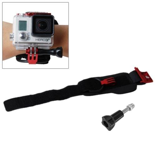 TMC HR177 Wrist Mount Clip Belt for GoPro HERO4 /3+, Belt Length: 31cm, HR177(Red)