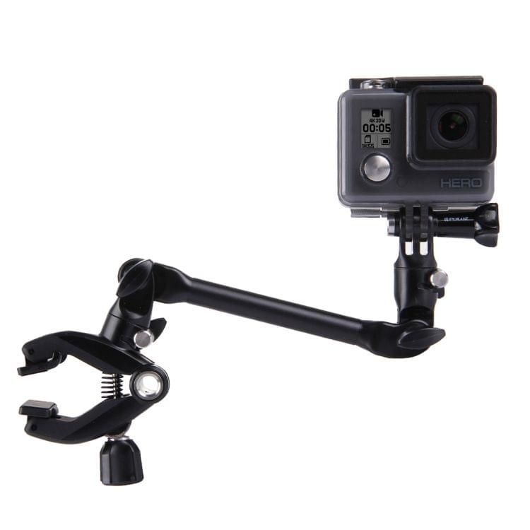 360 Degree Adjustable Guitar Bass Violin Music Stand Mount for GoPro NEW HERO /HERO6 /5 /5 Session /4 Session /4 /3+ /3 /2 /1, Xiaoyi and Other Action Cameras