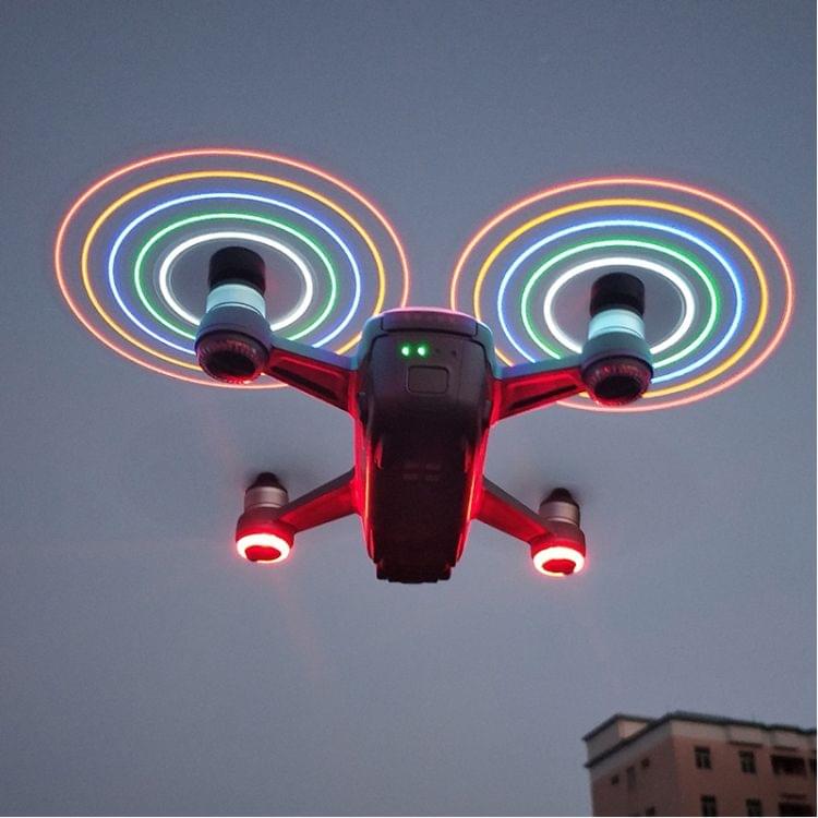 One Pair STARTRC LED Flashing Ring Propeller For DJI Spark(Black)