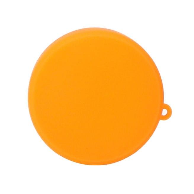 PULUZ Silicone Protective Lens Cover for DJI Osmo Action (Orange)