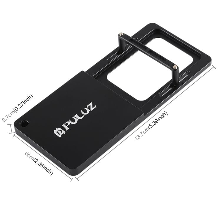 PULUZ Mobile Gimbal Switch Mount Plate for GoPro HERO NEW /HERO7 /6 /5 /4 /3+ /3, DJI Osmo Action