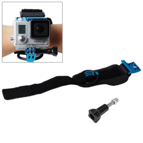 TMC HR177 Wrist Mount Clip Belt for GoPro HERO4 /3+, Belt Length: 31cm, HR177(Blue)