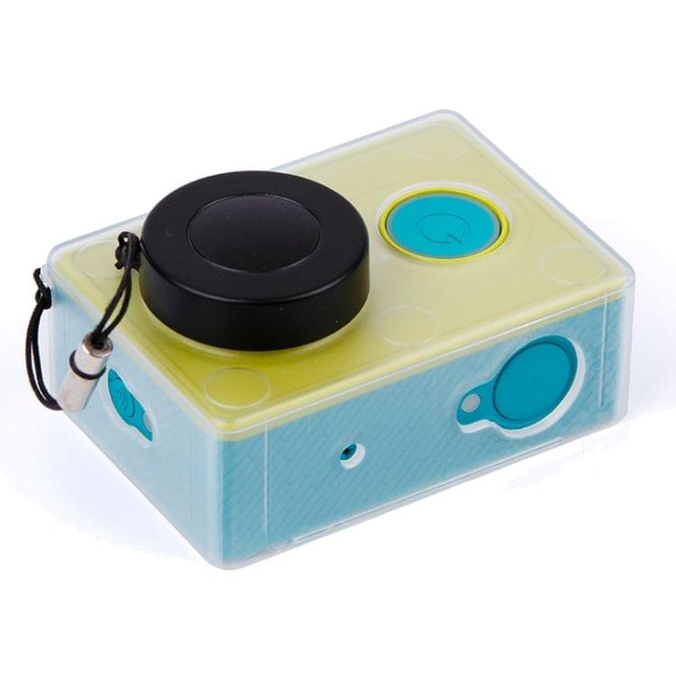 Ultrathin Transparent Protective Case with Lens Cap Cover for Xiaoyi Sport Camera(Transparent)