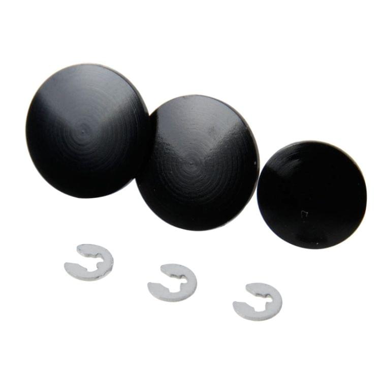 3 PCS TMC Aluminum Anodized Color Button Set for GoPro Hero 3+(Black)