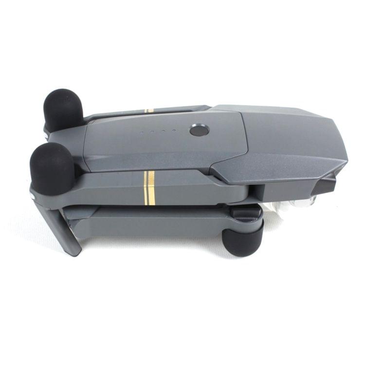 4 PCS Motor Protective Cover Motors Silicone Cap Protector for DJI Mavic Pro(Black)