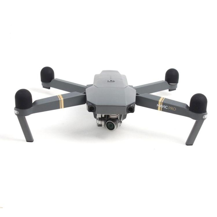 4 PCS Motor Protective Cover Motors Silicone Cap Protector for DJI Mavic Pro(Black)
