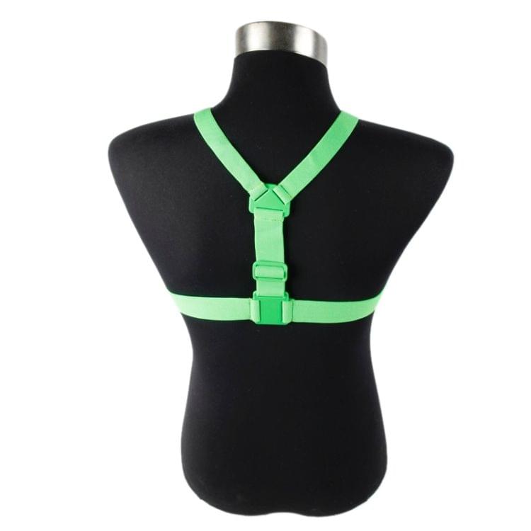 TMC HR47 Chest Belt for GoPro NEW HERO /HERO6 /5 /5 Session /4 Session /4 /3+ /3 /2 /1, Xiaoyi and Other Action Cameras(Green)