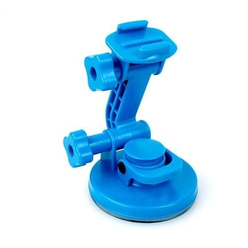 TMC Car Suction Cup Mount + Tripod Adapter + Handle Screw for GoPro NEW HERO /HERO6 /5 /5 Session /4 Session /4 /3+ /3 /2 /1, Xiaoyi and Other Action Cameras(Blue)