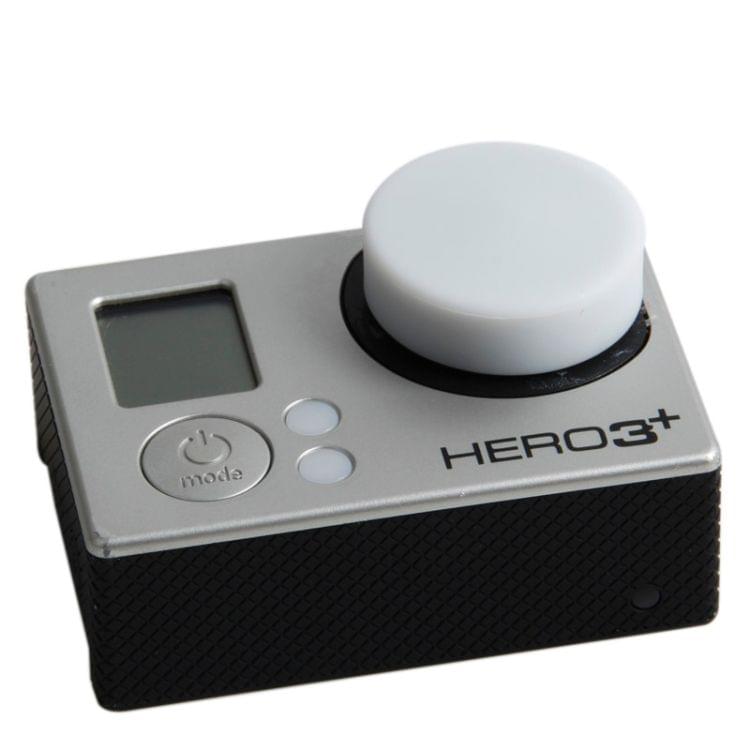 TMC Round Shape Silicone Cap for GoPro Hero 4 / 3+(White)