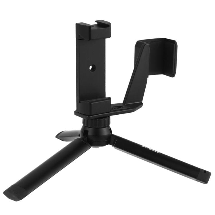 PULUZ Mini Metal Desktop Tripod Mount + Metal Phone Clamp Mount + Expansion Fixed Stand Bracket for DJI OSMO Pocket