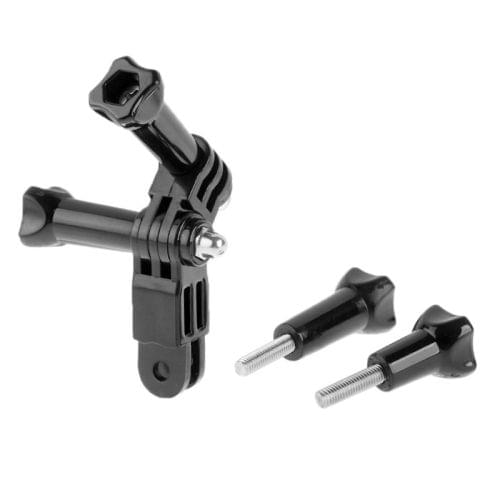 ST-05 Three-way Pivot Arm Assembly Extension & 4 Thumb Knobs for GoPro NEW HERO /HERO6 /5 /5 Session /4 Session /4 /3+ /3 /2 /1, Xiaoyi and Other Action Cameras(Black)