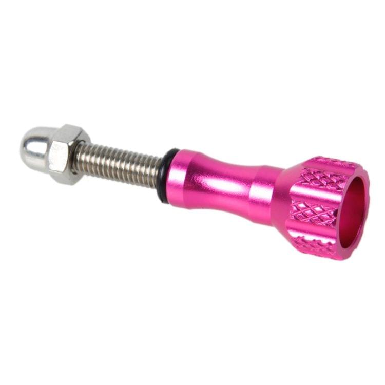 TMC Aluminum Mini Thumb Knob Stainless Bolt Screw for GoPro NEW HERO /HERO6 /5 /5 Session /4 Session /4 /3+ /3 /2 /1, Xiaoyi and Other Action Cameras, Length: 5cm(Magenta)