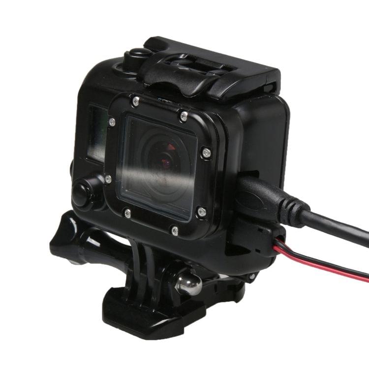 For GoPro HERO3 ABS Skeleton Housing Protective Case Cover with Buckle Basic Mount & Lead Screw