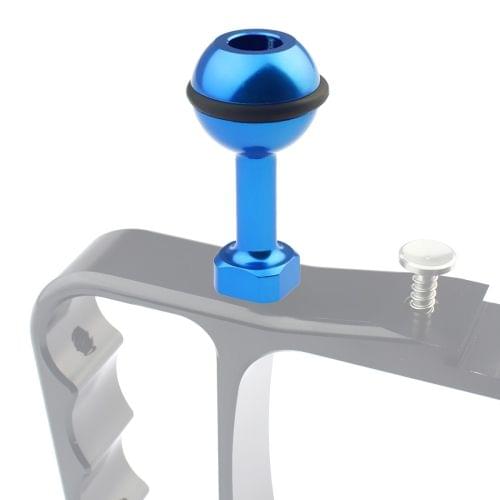 PULUZ 1/4 inch Screw Aluminum Ball Adapter Mount for DJI Osmo Action, GoPro HERO7 /6 /5 /5 Session /4 Session /4 /3+ /3 /2 /1, Xiaoyi and Other Action Cameras, Diameter: 2.5cm(Blue)