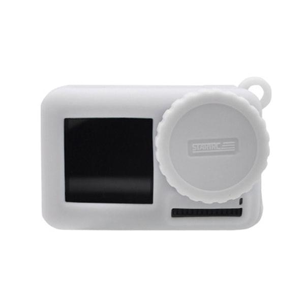 STARTRC Lens Cap + Silicone Case + Hand Strap for DJI OSMO Action(White)