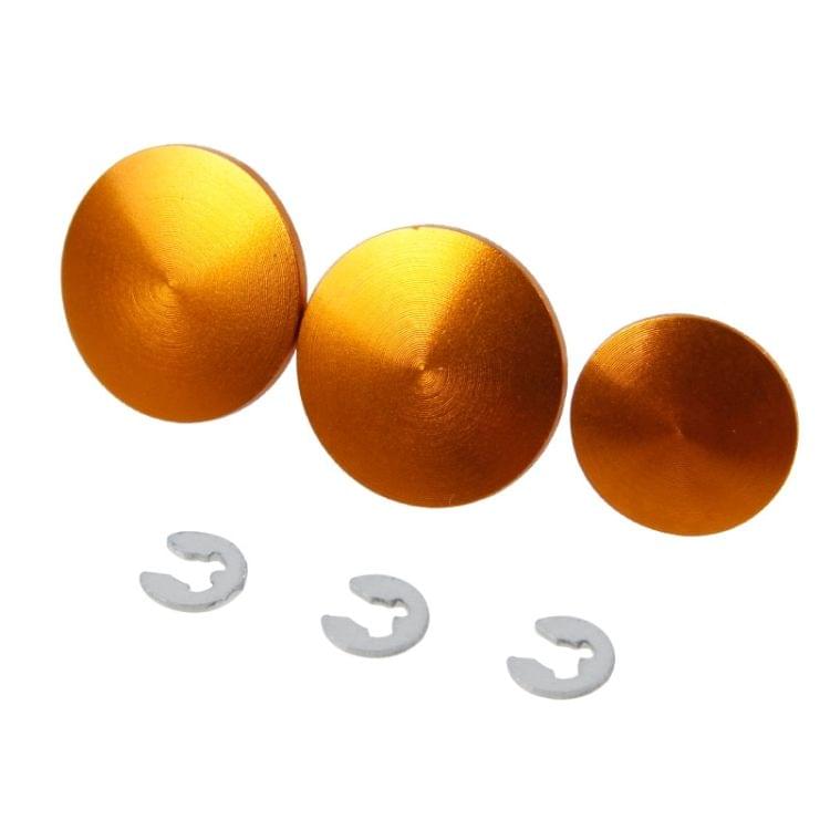 3 PCS TMC Aluminum Anodized Color Button Set for GoPro Hero 3+(Orange)