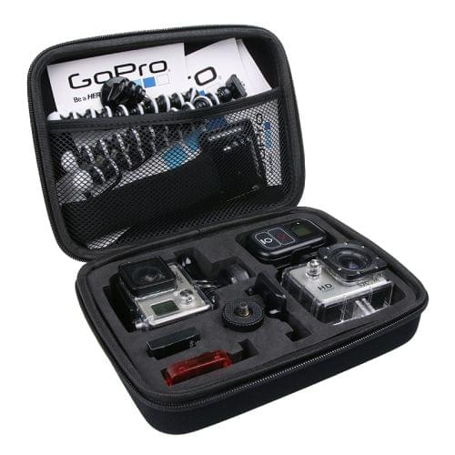 Shockproof Portable Storage Bag for GoPro HERO4 / 3+ / 3 / 2 / 1(Black)