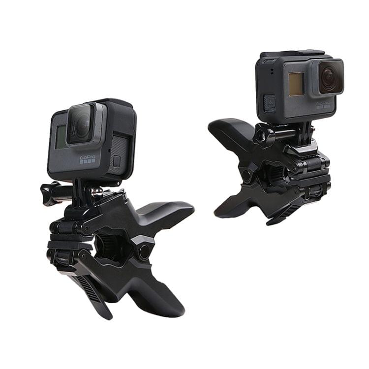 Clip Clamp Mount 360 Swivel Dual-head Flexible Tripod for GoPro HERO5 /4 /3 /2 /1 /SJCAM / Xiaomiyi Sport Cameras