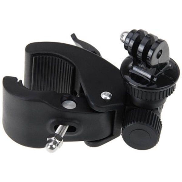 YKD-126 2 in 1 Universal Bicycle Mount Clip with Screw for GoPro HERO7 /6 /5 /5 Session /4 Session /4 /3+ /3 /2 /1, Xiaoyi and Other Action Cameras