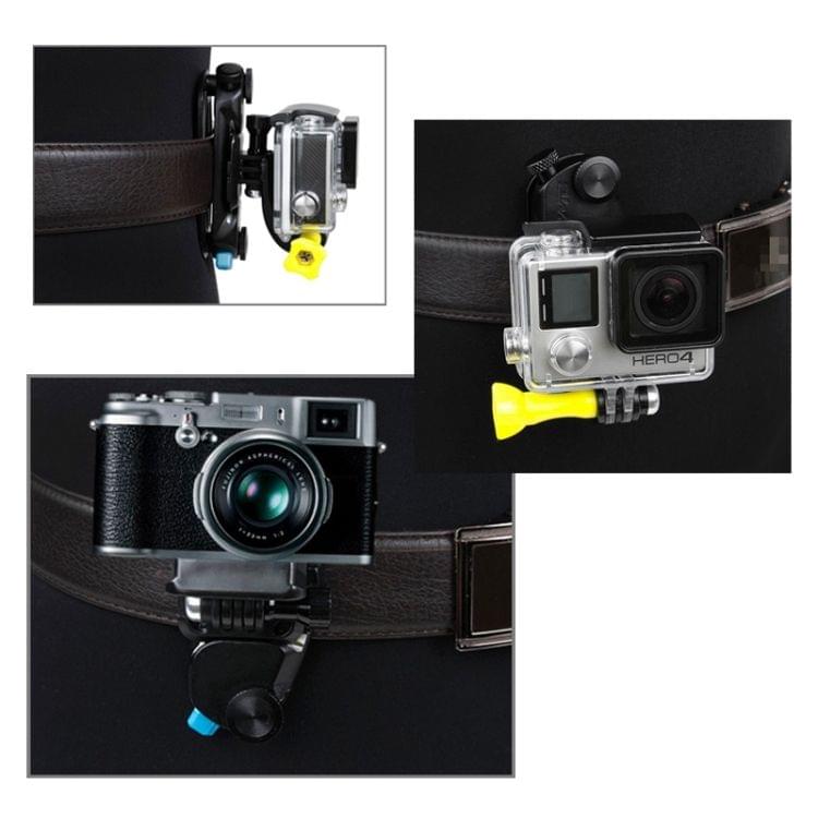 TMC HR315 4 in 1 Cameras Waist Buckle Adapter Set for GoPro HERO7 /6 /5 /5 Session /4 Session /4 /3+ /3 /2 /1, Xiaoyi and Other Action Cameras
