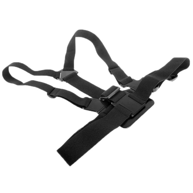 ST-25 Adjustable Body Chest Strap Mount Belt Harness with Buckle Bracket Screw for GoPro NEW HERO /HERO6 /5 /5 Session /4 Session /4 /3+ /3 /2 /1, Xiaoyi and Other Action Cameras(Black)