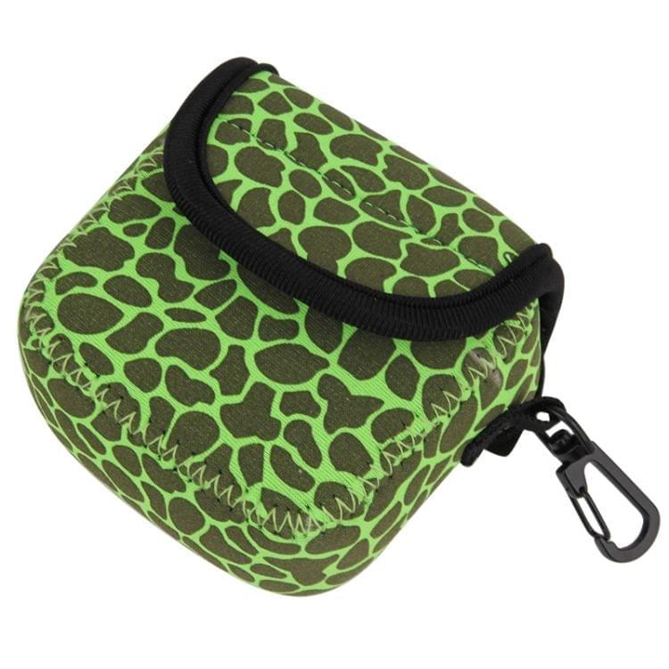 NEOPine GN-5 Leopard Texture GoPro Accessories Waterproof Housing Neoprene Inner Protective Bag Camera Pouch for GoPro HERO5/ 4 /3+ /3 /2 /1(Green)