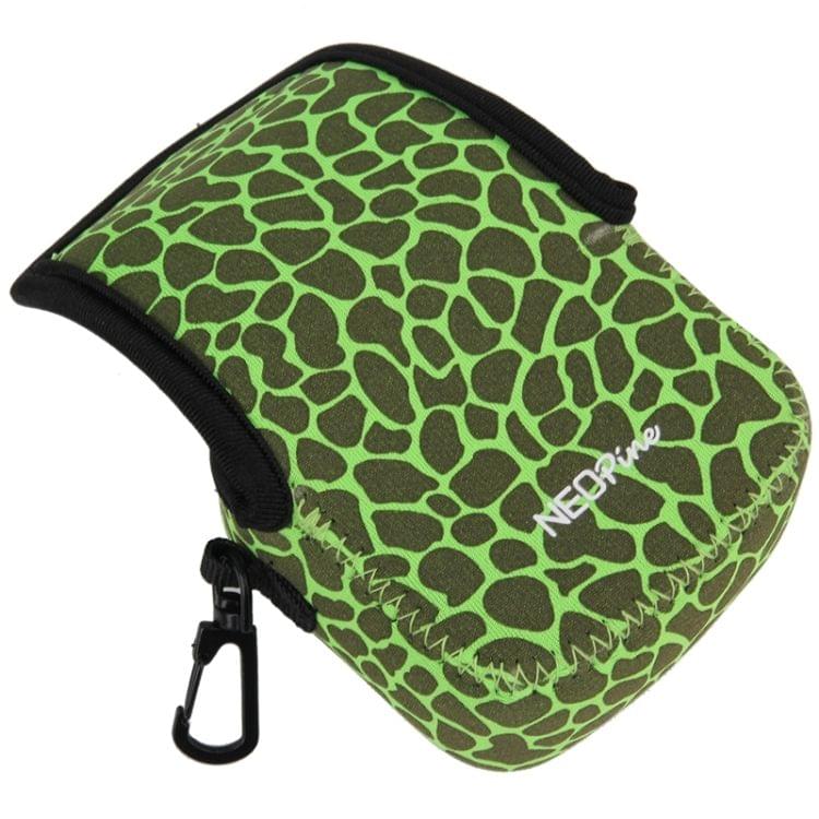 NEOPine GN-5 Leopard Texture GoPro Accessories Waterproof Housing Neoprene Inner Protective Bag Camera Pouch for GoPro HERO5/ 4 /3+ /3 /2 /1(Green)
