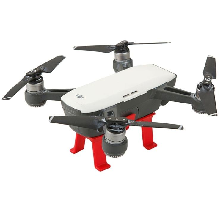 Landing Gear Stabilizers Leg Height Extender Safe Landing Bracket for DJI Spark (Red)