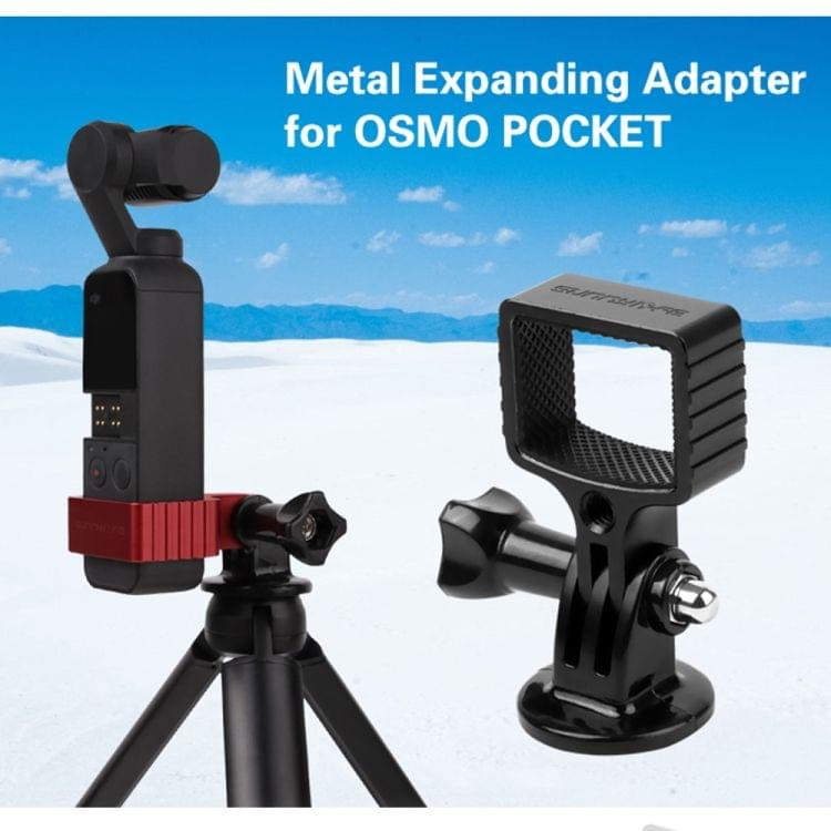Sunnylife OP-Q9192 Metal Adapter Bracket for DJI OSMO Pocket(Red)