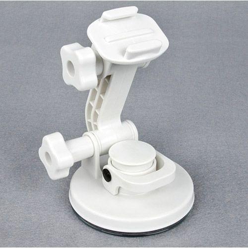 TMC Car Suction Cup Mount + Tripod Adapter + Handle Screw for GoPro NEW HERO /HERO6 /5 /5 Session /4 Session /4 /3+ /3 /2 /1, Xiaoyi and Other Action Cameras(White)