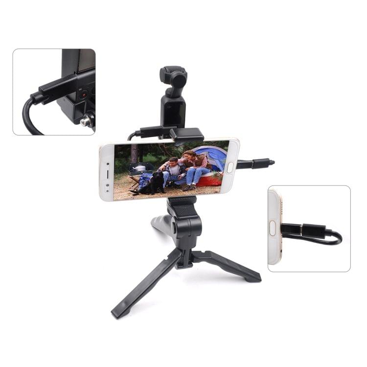 STARTRC ABS Handheld Mobile Phone Fixed Tripod Set with Android USB Data Cable for DJI OSMO Pocket