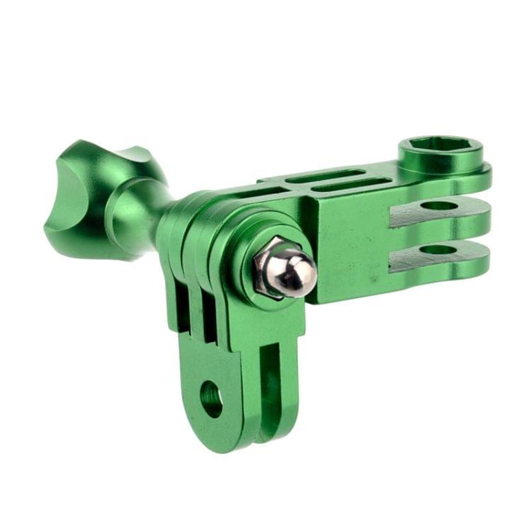 Aluminum Mount three-way Pivot Arm Set for GoPro HERO4 / 3+ / 3 / 2 / 1(Green)