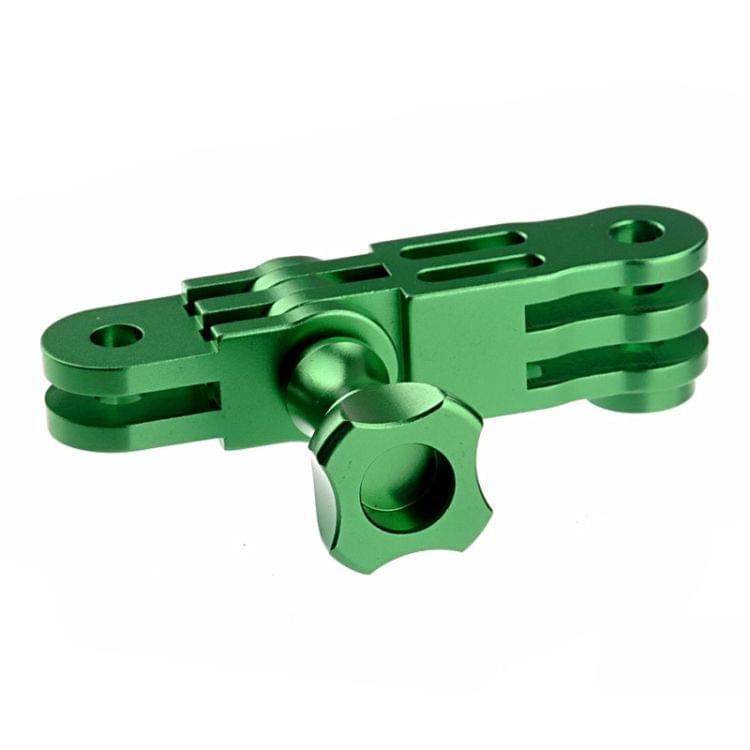 Aluminum Mount three-way Pivot Arm Set for GoPro HERO4 / 3+ / 3 / 2 / 1(Green)