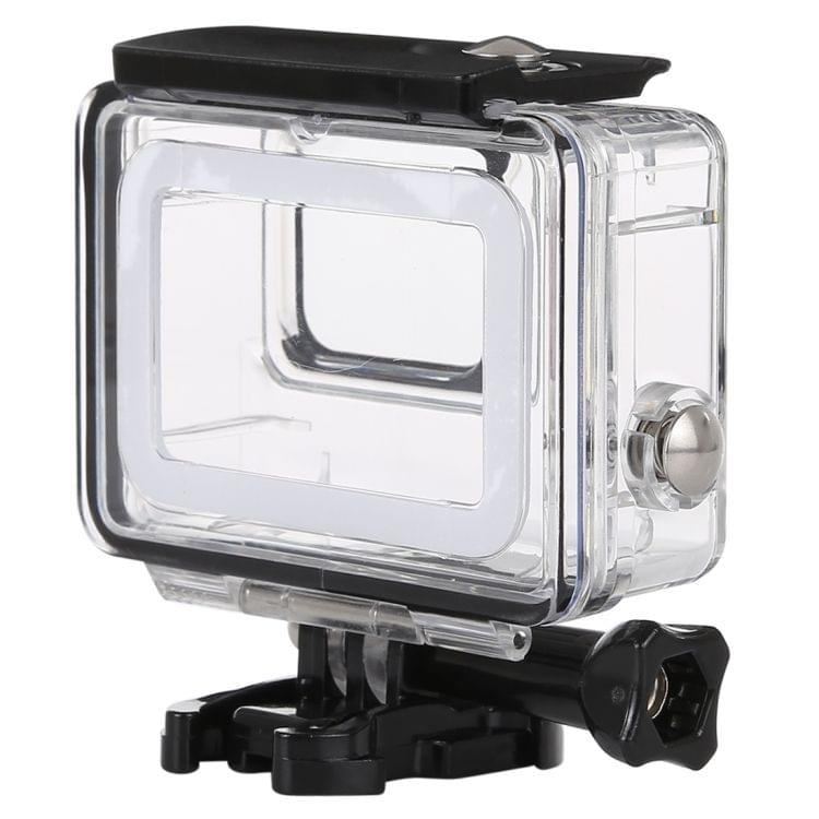 PULUZ 45m Underwater Waterproof Housing Diving Case for GoPro HERO7 Silver / HERO7 White, with Buckle Basic Mount & Screw(Transparent)
