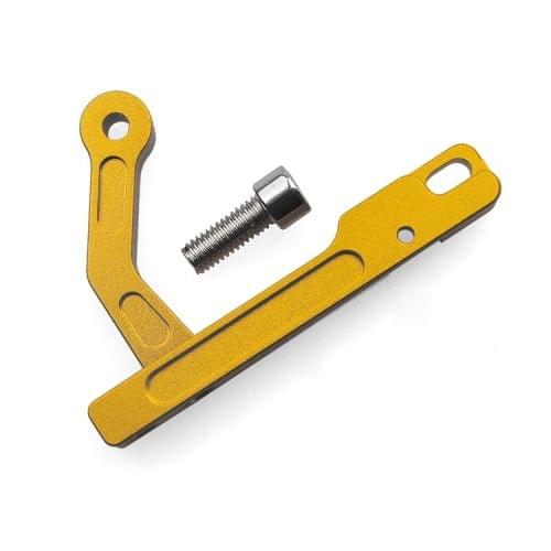 Metal Iron CNC Mobile Device Holder for DJI Phantom 3 or Inspire 1 Transmitter(Yellow)