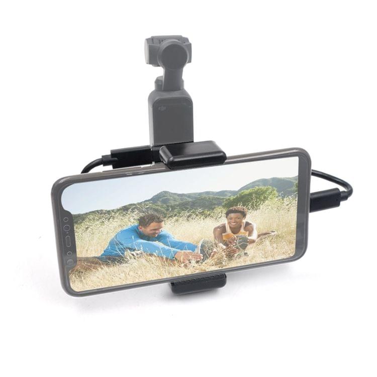 STARTRC ABS Handheld Mobile Phone Clip Holder Expansion Accessories with Type-C Data Cable for DJI OSMO Pocket