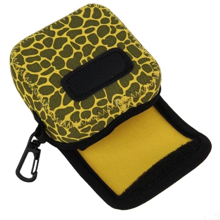 NEOPine GN-5 Leopard Texture GoPro Accessories Waterproof Housing Neoprene Inner Protective Bag Camera Pouch for GoPro HERO5/ 4 /3+ /3 /2 /1(Yellow)