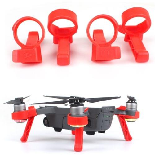 4 PCS Quick Release Landing Gear Height Extender Kit for DJI Spark(Red)
