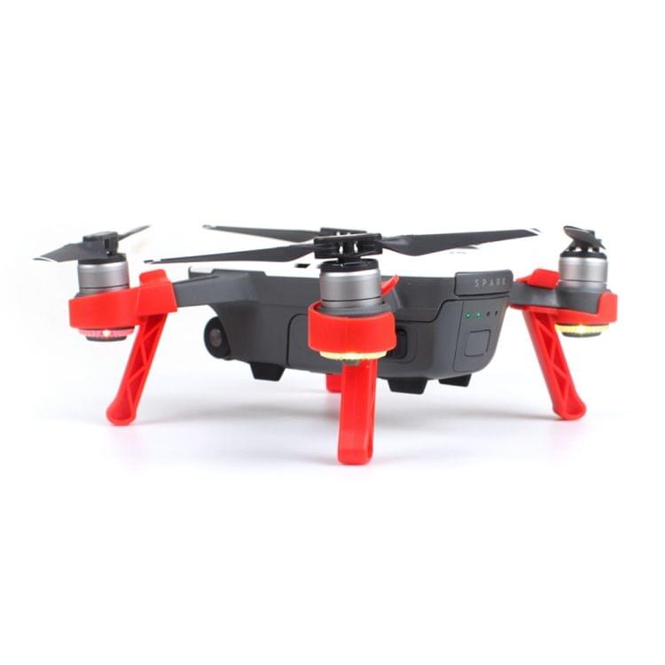 4 PCS Quick Release Landing Gear Height Extender Kit for DJI Spark(Red)