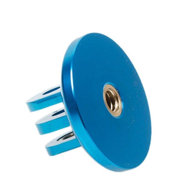 TMC HR155 Bike Headset Mount for GoPro NEW HERO /HERO6 /5 /5 Session /4 Session /4 /3+ /3 /2 /1, Xiaoyi and Other Action Cameras(Blue)