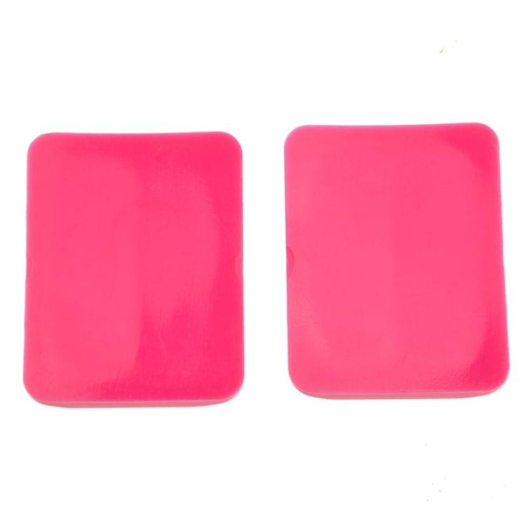 ST-12 2 x Curved Surface Adapters + 2 Adhesive Mount Stickers for GoPro NEW HERO /HERO6 /5 /5 Session /4 Session /4 /3+ /3 /2 /1, Xiaoyi and Other Action Cameras(Pink)