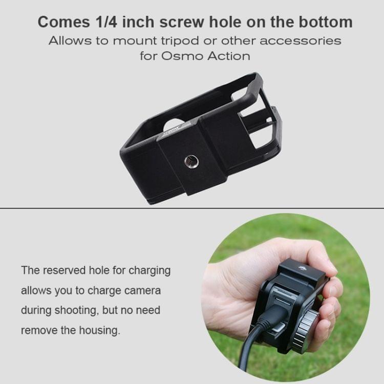 STARTRC Sports Camera Aluminum Alloy Shell Base Protection Frame for DJI Osmo Action