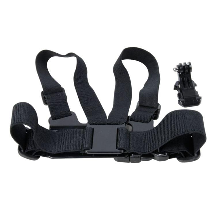 TMC HR-185 Junior Chest Mount Harness / Chest Belt for GoPro NEW HERO /HERO6 /5 /5 Session /4 Session /4 /3+ /3 /2 /1, Xiaoyi and Other Action Cameras(Black)