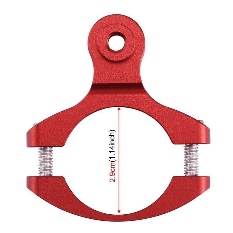 PULUZ Bike Handlebar Adapter Aluminum Mount for GoPro NEW HERO /HERO7 /6 /5 /5 Session /4 Session /4 /3+ /3 /2 /1, DJI OSMO Action, Xiaoyi and Other Action Cameras(Red)