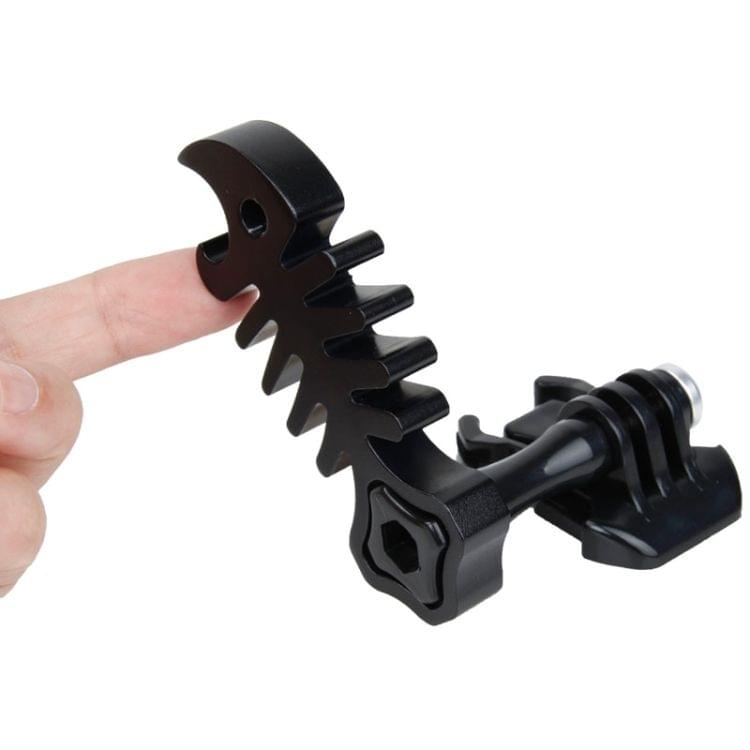 TMC Fishbone Style Aluminium Tighten Wrench Nut Spanner Thumb Screw Tool for GoPro NEW HERO /HERO6 /5 /5 Session /4 Session /4 /3+ /3 /2 /1(Black)
