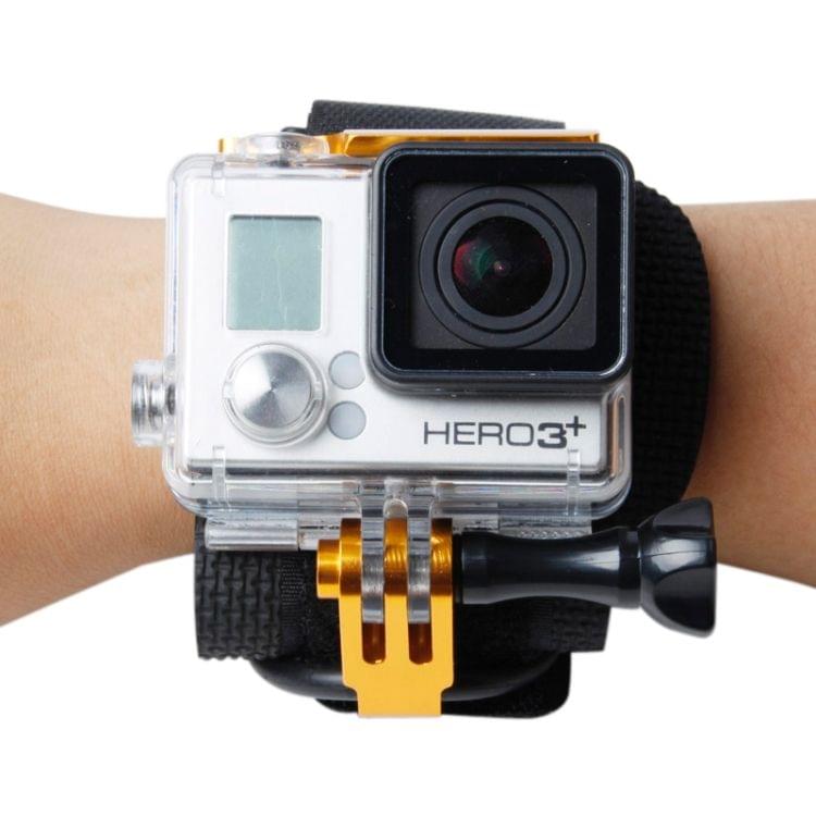 TMC HR177 Wrist Mount Clip Belt for GoPro HERO4 /3+ Belt Length: 31cm, HR177(Gold)