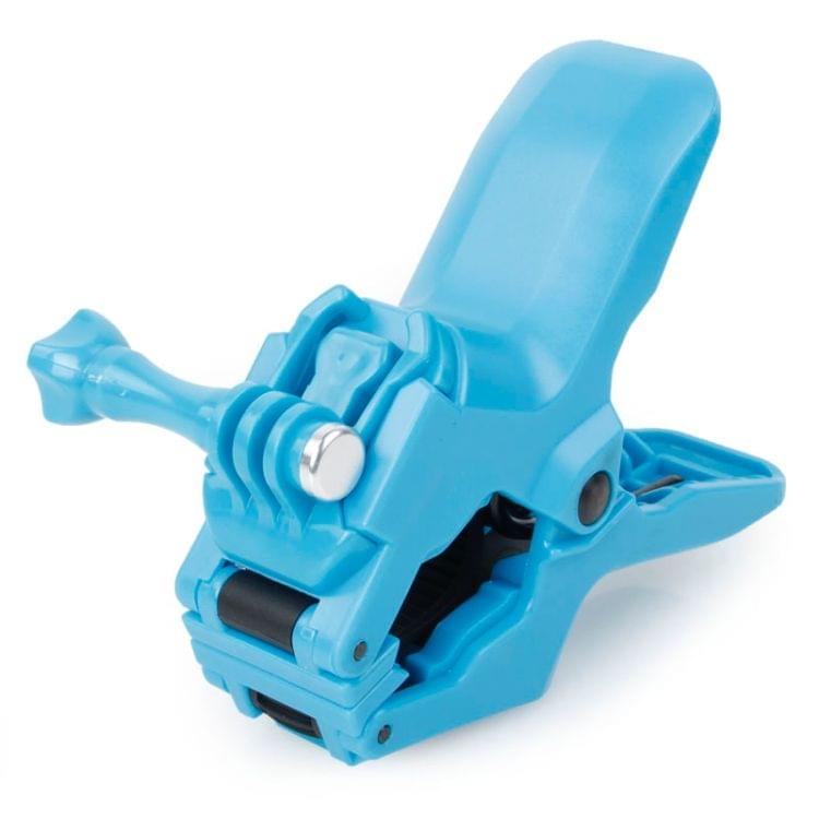 TMC HR219 Jaws Flex Clamp Mount with Buckle & Thumb Screw for GoPro NEW HERO /HERO6 /5 Session /5 /4 Session /4 /3+ /3 /2 /1, Other Sport Cameras(Blue)