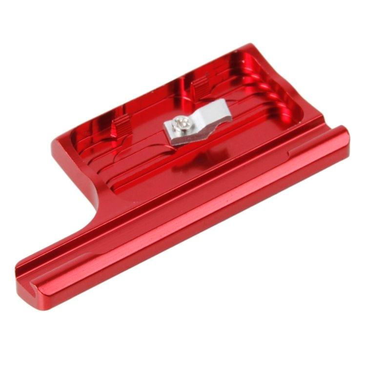TMC CNC Aluminum Back Door Clip for Gopro Hero 4 / 3+(Red)