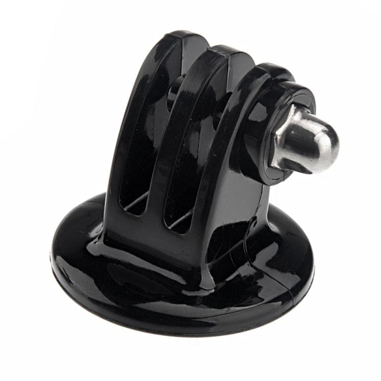 Suction Cup Mount + Tripod Adapter for GoPro NEW HERO /HERO6 /5 /5 Session /4 Session /4 /3+ /3 /2 /1, Xiaoyi and Other Action Cameras (ST-61)(Black)